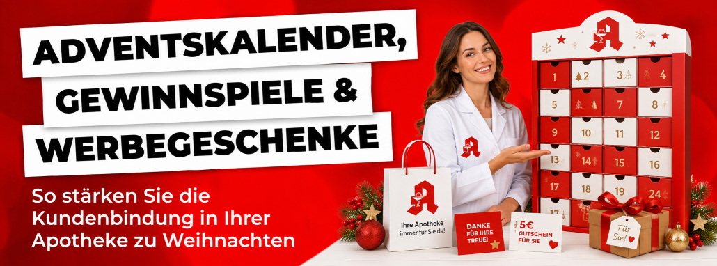Beitragsbanner_Weihnachten Kundenbindung Apotheke Adventskalender, Gewinnspiele & Werbegeschenke: So stärken Sie die Kundenbindung in Ihrer Apotheke zu Weihnachten